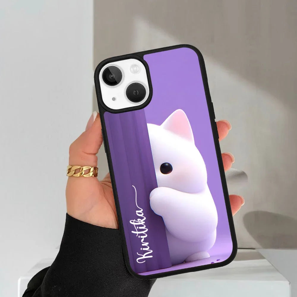 Cute Kittens Glossy Metal Case Cover For iPhone - ShopOnCliQ