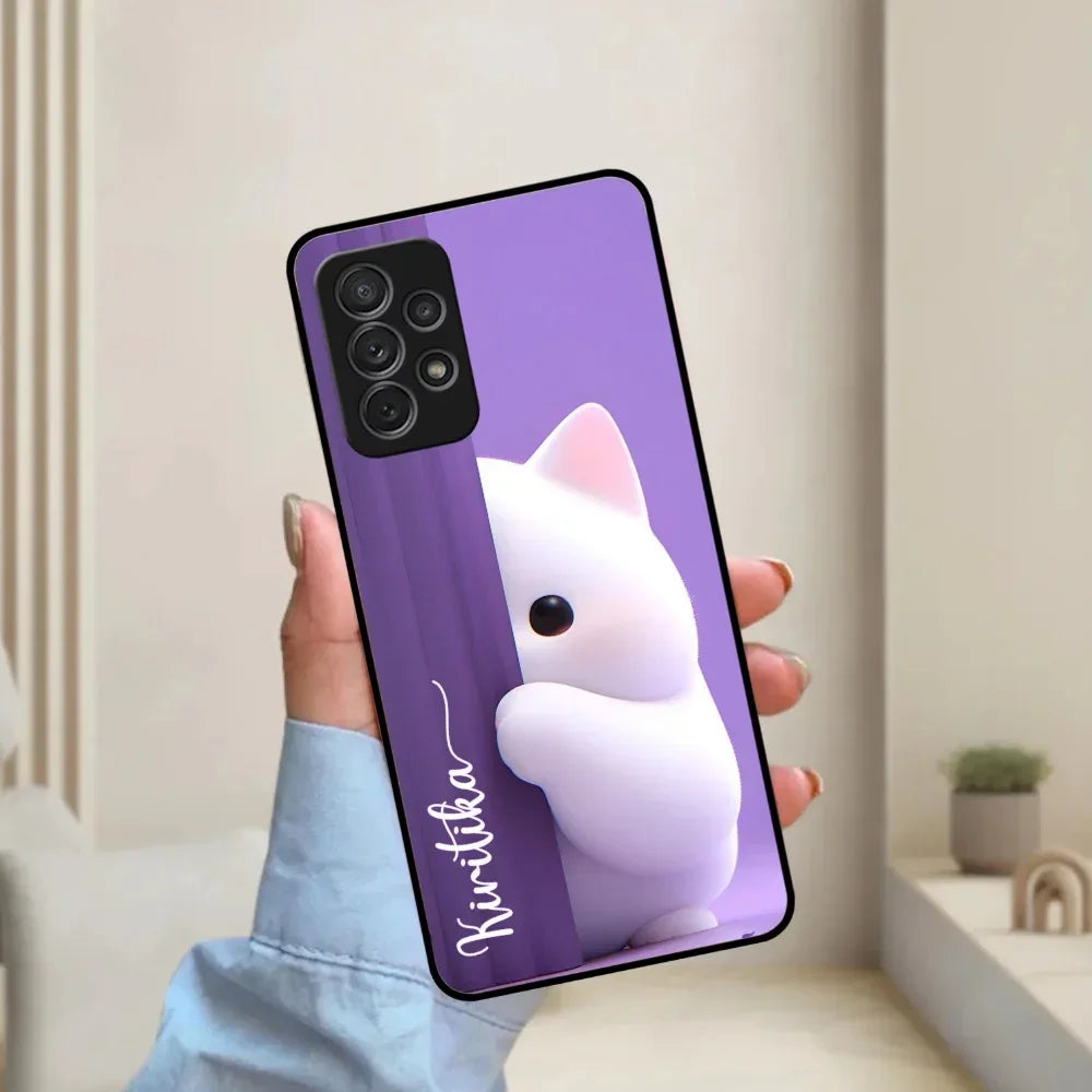 Cute Kittens Glossy Metal Case Cover For Samsung - ShopOnCliQ