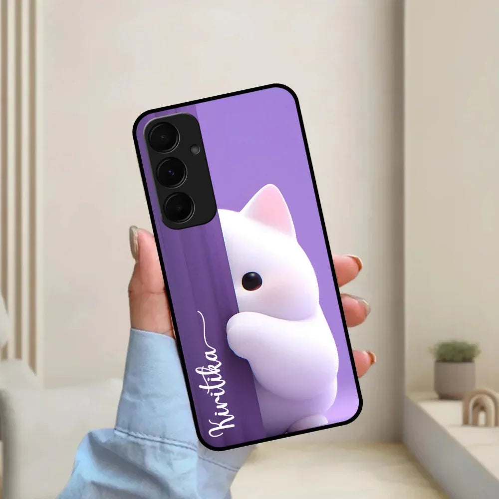 Cute Kittens Glossy Metal Case Cover For Samsung - ShopOnCliQ
