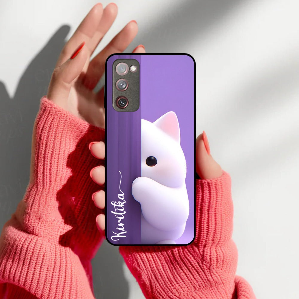 Cute Kittens Glossy Metal Case Cover For Samsung