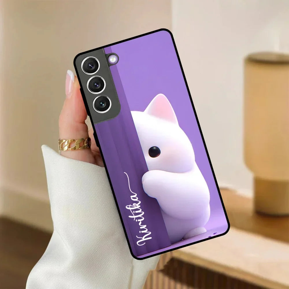 Cute Kittens Glossy Metal Case Cover For Samsung - ShopOnCliQ