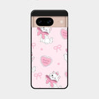 Cute Kitty Bliss Glass Case Cover For Google Pixel 8 5G