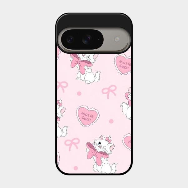 Cute Kitty Bliss Glass Case Cover For Google Pixel 9 5G