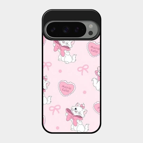 Cute Kitty Bliss Glass Case Cover For Google Pixel 9 Pro 5G