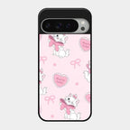 Cute Kitty Bliss Glass Case Cover For Google Pixel 9 Pro Xl