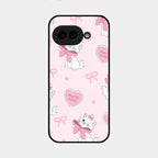 Cute Kitty Bliss Glass Case Cover For Google Pixel 9A 5G