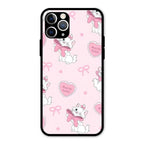 Cute Kitty Bliss Glass Case Cover For iPhone 11 Pro