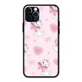 Cute Kitty Bliss Glass Case Cover For iPhone 12 Pro