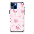 Cute Kitty Bliss Glass Case Cover For iPhone 13 mini