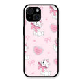 Cute Kitty Bliss Glass Case Cover For iPhone 15 Plus
