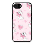 Cute Kitty Bliss Glass Case Cover For iPhone 16e