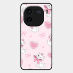 Cute Kitty Bliss Glass Case Cover For Iqoo 12 5G