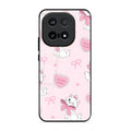 Cute Kitty Bliss Glass Case Cover For iQOO 15 5G