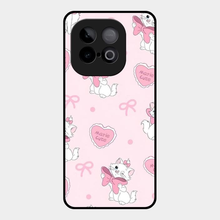 Cute Kitty Bliss Glass Case Cover For Iqoo Neo 10 5G