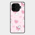Cute Kitty Bliss Glass Case Cover For Iqoo Neo 10R 5G