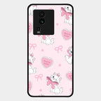 Cute Kitty Bliss Glass Case Cover For Iqoo Neo 7 5G