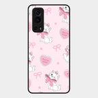 Cute Kitty Bliss Glass Case Cover For Iqoo Z3 5G