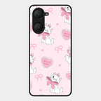 Cute Kitty Bliss Glass Case Cover For Iqoo Z9 Lite 5G