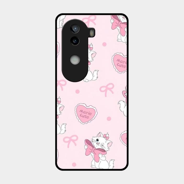 Cute Kitty Bliss Glass Case Cover For Iqoo Z9S 5G