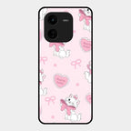 Cute Kitty Bliss Glass Case Cover For Iqoo Z9X 5G