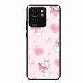 Cute Kitty Bliss Glass Case Cover For Motorola Edge 40