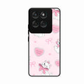 Cute Kitty Bliss Glass Case Cover For Motorola Edge 60 Pro 5G