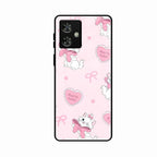 Cute Kitty Bliss Glass Case Cover For Motorola G64 5G