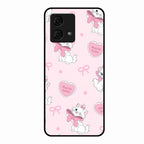 Cute Kitty Bliss Glass Case Cover For Motorola g84 5G
