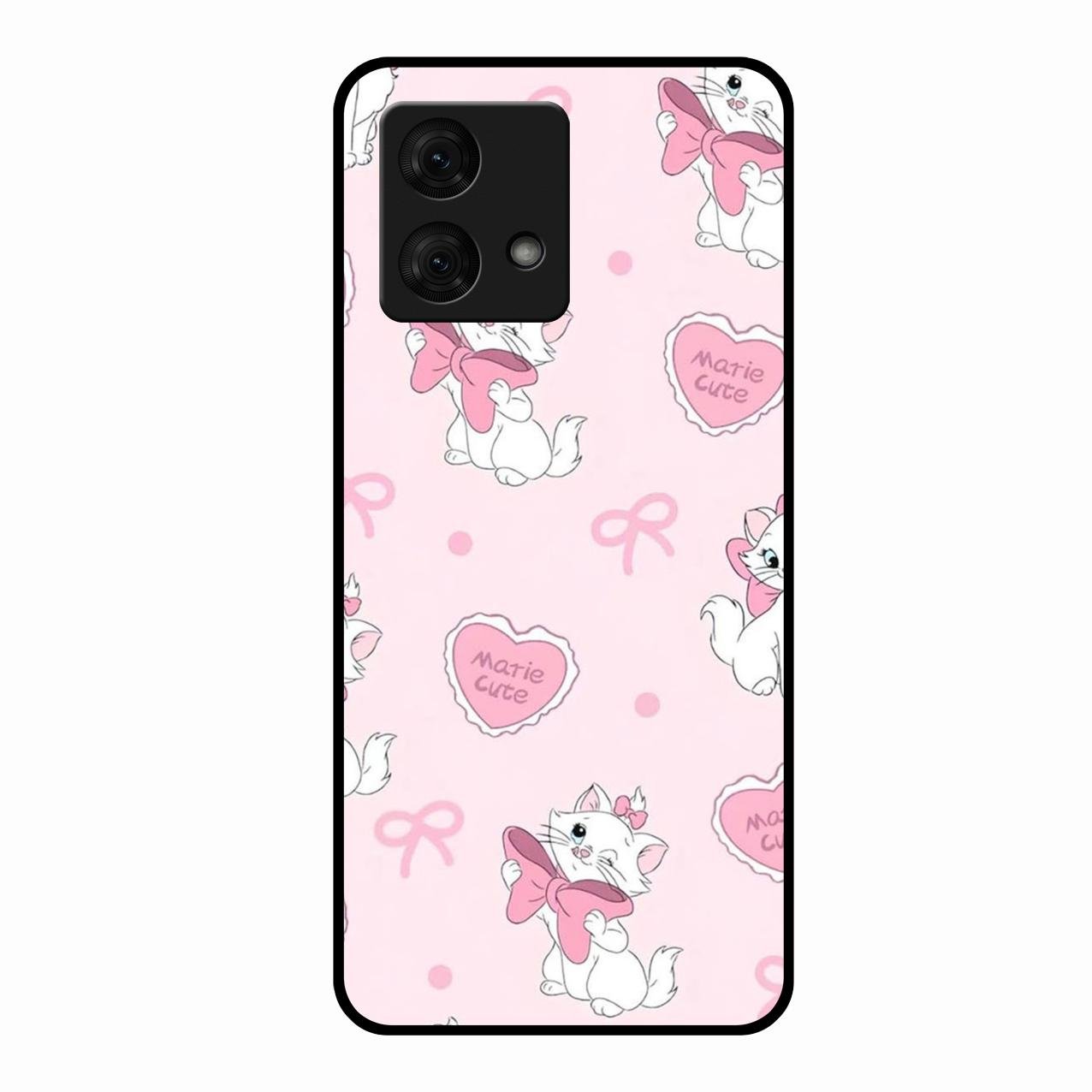 Cute Kitty Bliss Glass Case Cover For Motorola g84 5G
