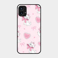 Cute Kitty Bliss Glass Case Cover For Nothing Phone 1