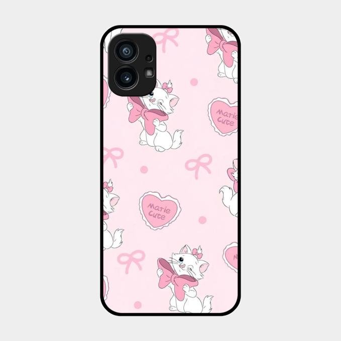 Cute Kitty Bliss Glass Case Cover For Nothing Phone 1