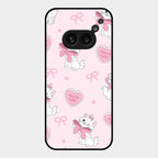 Cute Kitty Bliss Glass Case Cover For Nothing Phone 2A 5G