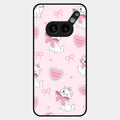Cute Kitty Bliss Glass Case Cover For Nothing Phone 2A Plus