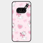 Cute Kitty Bliss Glass Case Cover For Nothing Phone 2A Plus