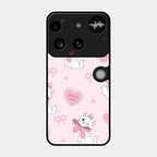 Cute Kitty Bliss Glass Case Cover For Nothing Phone 3 5G