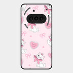 Cute Kitty Bliss Glass Case Cover For Nothing Phone 3A 5G