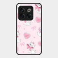 Cute Kitty Bliss Glass Case Cover For Oneplus 10T 5G