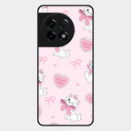 Cute Kitty Bliss Glass Case Cover For Oneplus 11R 5G