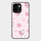 Cute Kitty Bliss Glass Case Cover For Oneplus 13S 5G
