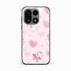 Cute Kitty Bliss Glass Case Cover For OnePlus 15 5G
