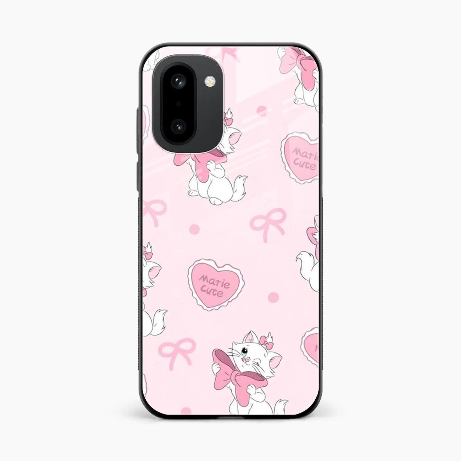 Cute Kitty Bliss Glass Case Cover For OnePlus 15R 5G