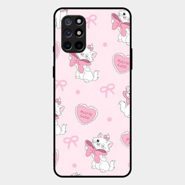 Cute Kitty Bliss Glass Case Cover For Oneplus 8T