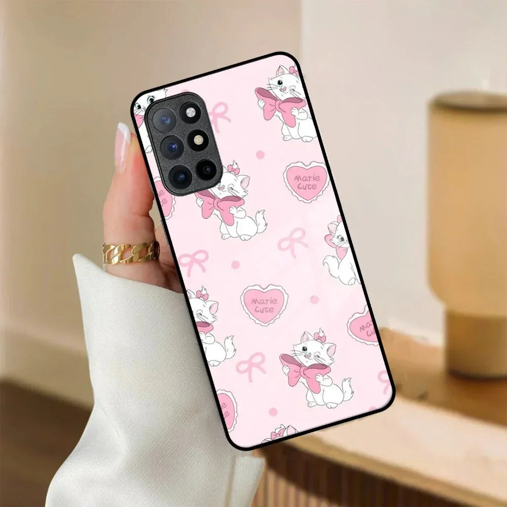 Cute Kitty Bliss Glass Case Cover For Oneplus - ShopOnCliQ