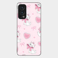 Cute Kitty Bliss Glass Case Cover For Oneplus Nord 2 5G