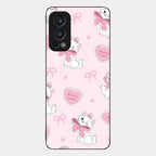 Cute Kitty Bliss Glass Case Cover For Oneplus Nord 2 5G