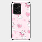 Cute Kitty Bliss Glass Case Cover For Oneplus Nord 2T 5G