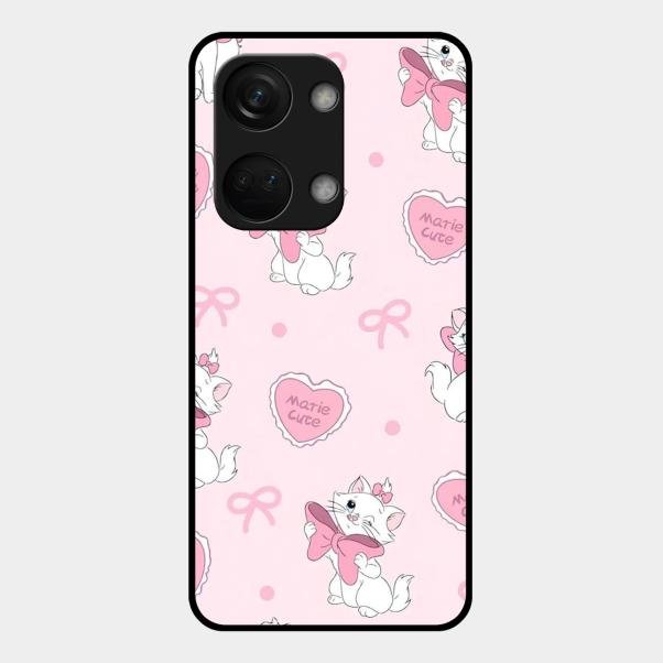 Cute Kitty Bliss Glass Case Cover For Oneplus Nord 3 5G