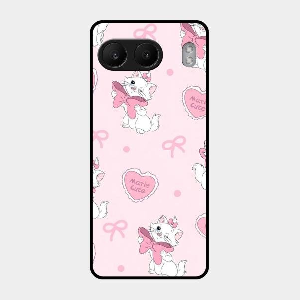 Cute Kitty Bliss Glass Case Cover For Oneplus Nord 4 5G