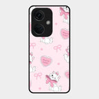 Cute Kitty Bliss Glass Case Cover For Oneplus Nord Ce 3 5G