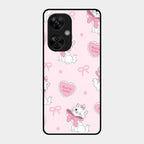 Cute Kitty Bliss Glass Case Cover For Oneplus Nord Ce 3 Lite 5G